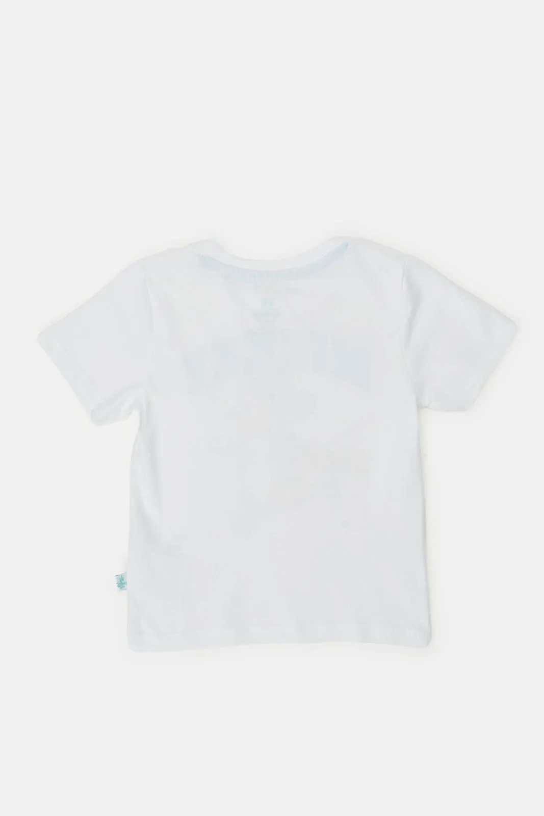 White Mickey Mouse Short Sleeve Tshirt:White