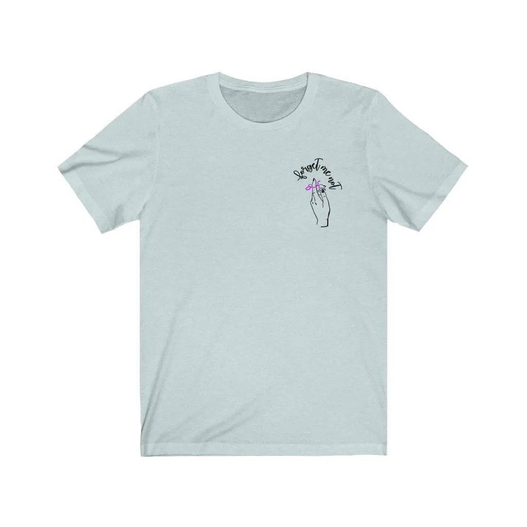 Woman Short Sleeve Tee - Forget me (k)Not