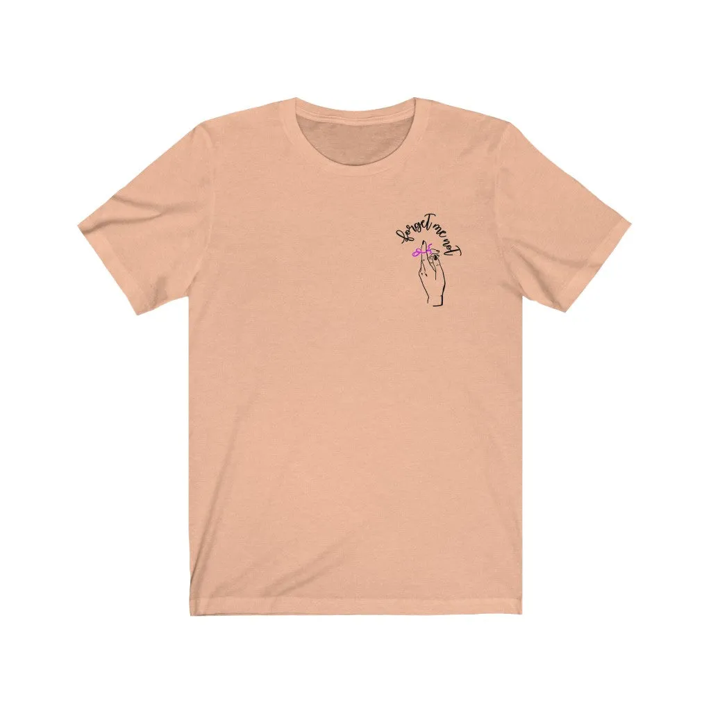 Woman Short Sleeve Tee - Forget me (k)Not