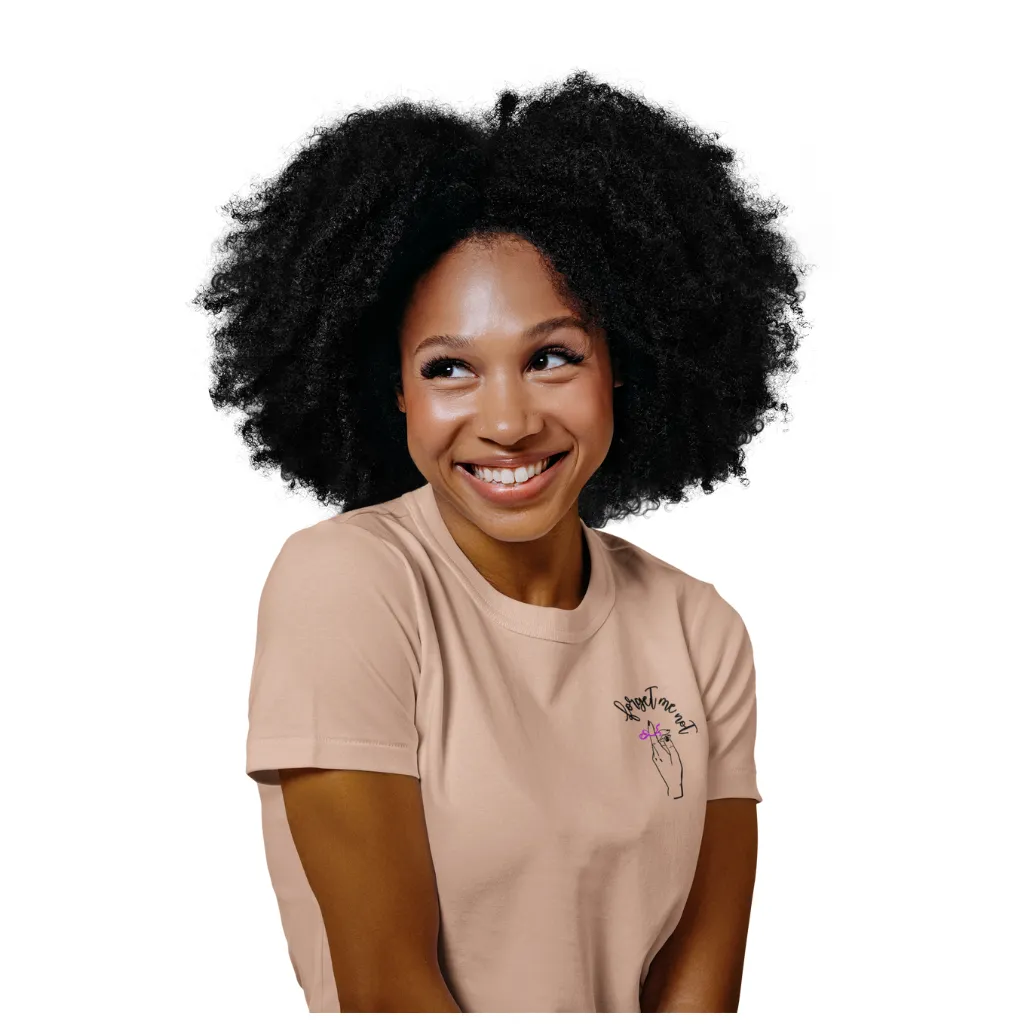 Woman Short Sleeve Tee - Forget me (k)Not