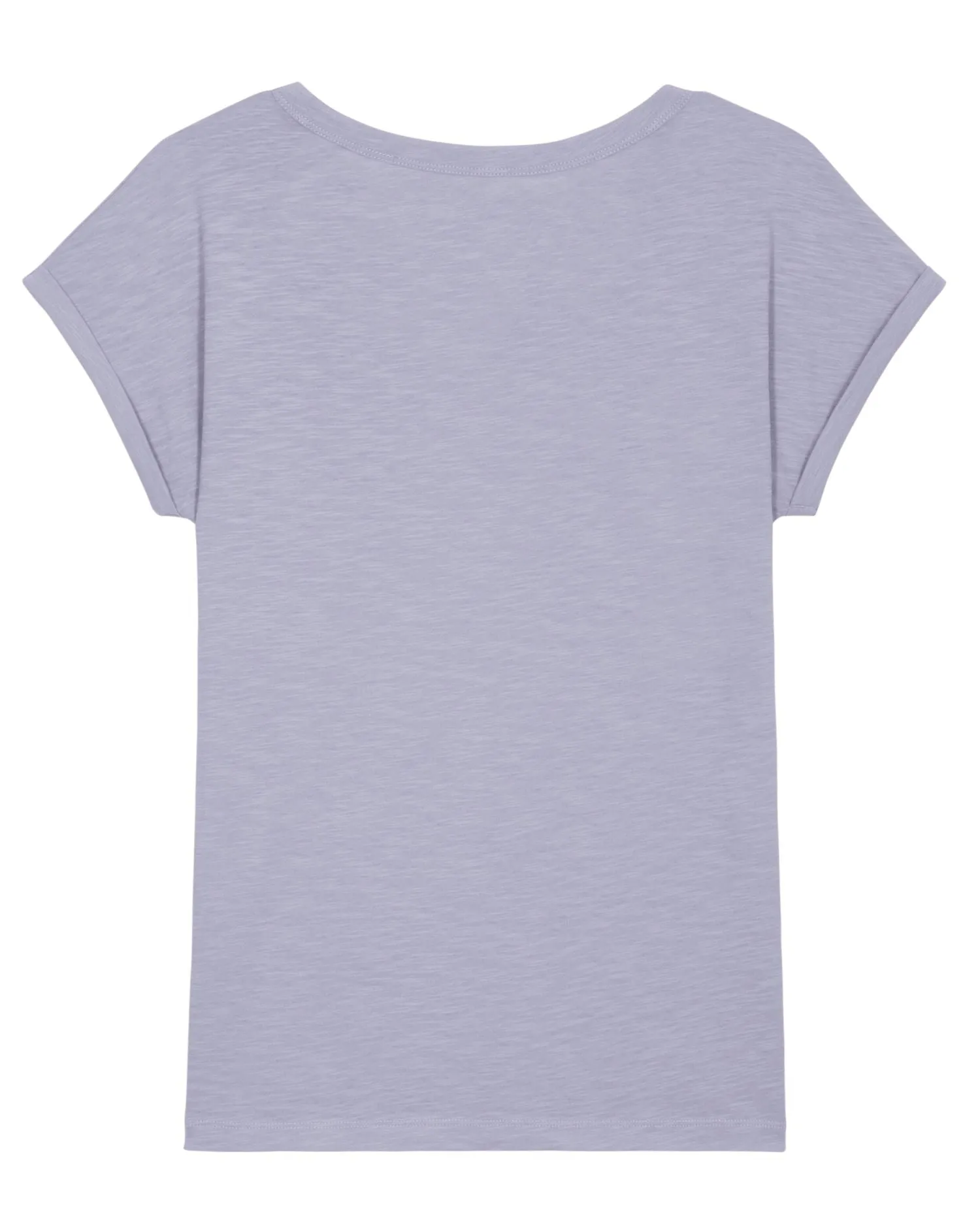 Women's Organic Slub Tee with Rolled Sleeves | Stella Rounder Slub T-shirt STTW112
