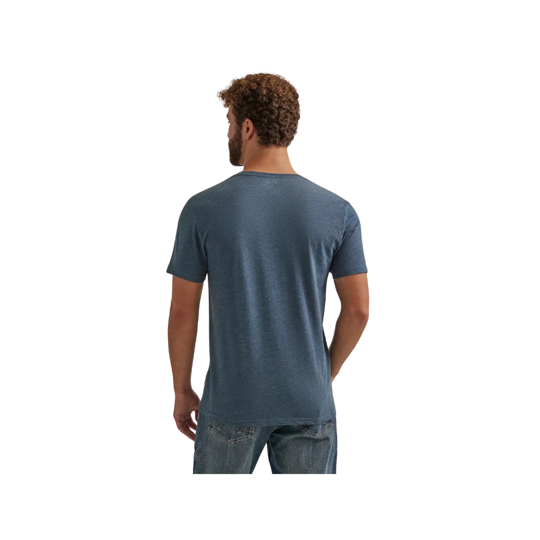 Wrangler Men's Buckle Graphic Midnight Heather T Shirt