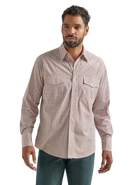 Wrangler Men's Wrinkle Resist Snap Front Shirt