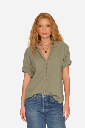 Xirena Green Army Channing Shirt